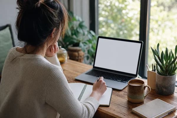 Persona che legge appunti sulla neurodiversità