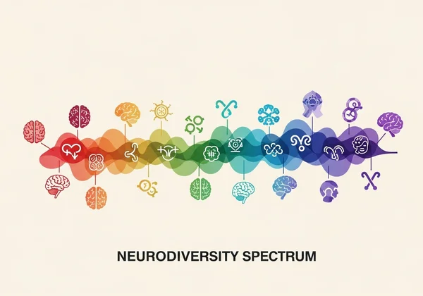 Visual representation of a broad neurodiversity spectrum.