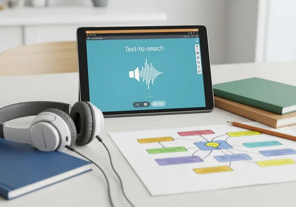 Digital tools like text-to-speech, audiobooks for learning