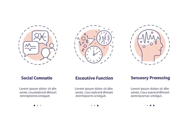 Icons for social, focus, and sensory neurodivergent traits.