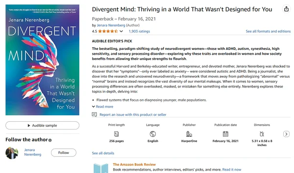 Divergent Mind oleh Jenara Nerenberg